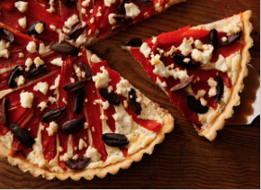 Roasted Red Pepper Tart | Searching4Zen