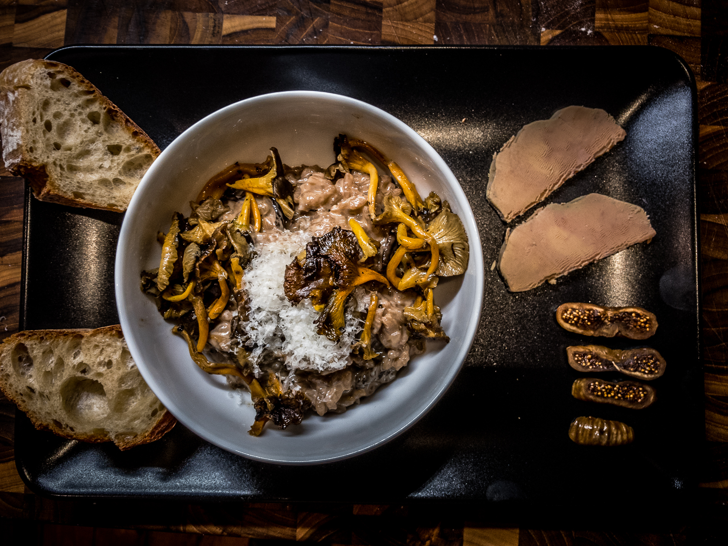 Wild Mushroom Risotto from Cafe de Jardin | Searching4Zen