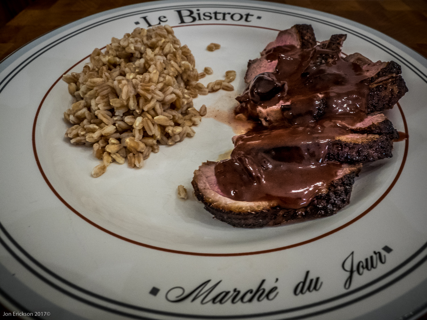 Duck With Port-Cherry Sauce | Searching4Zen