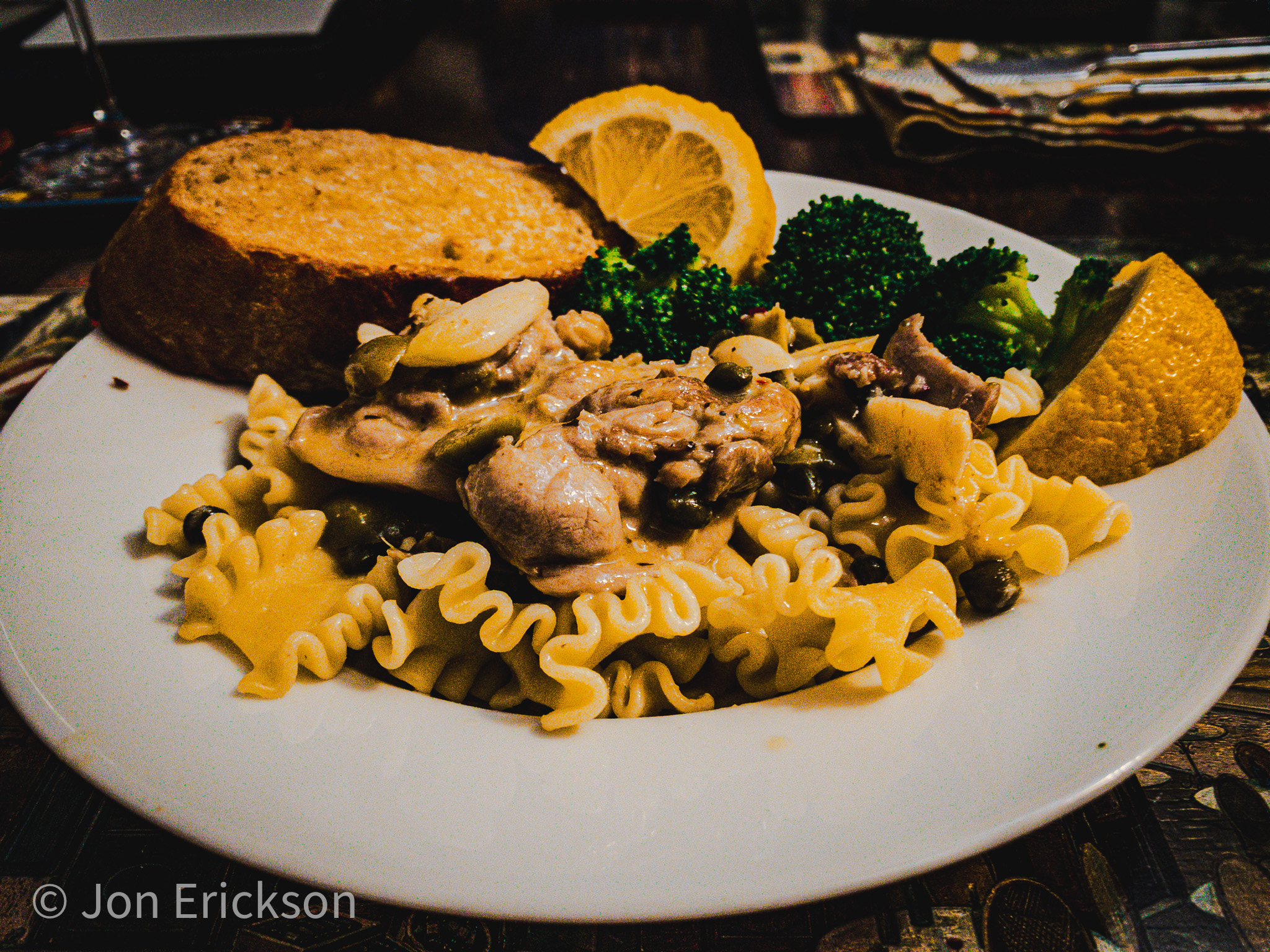 Garlicky Chicken With Lemon-Anchovy Sauce | Searching4Zen