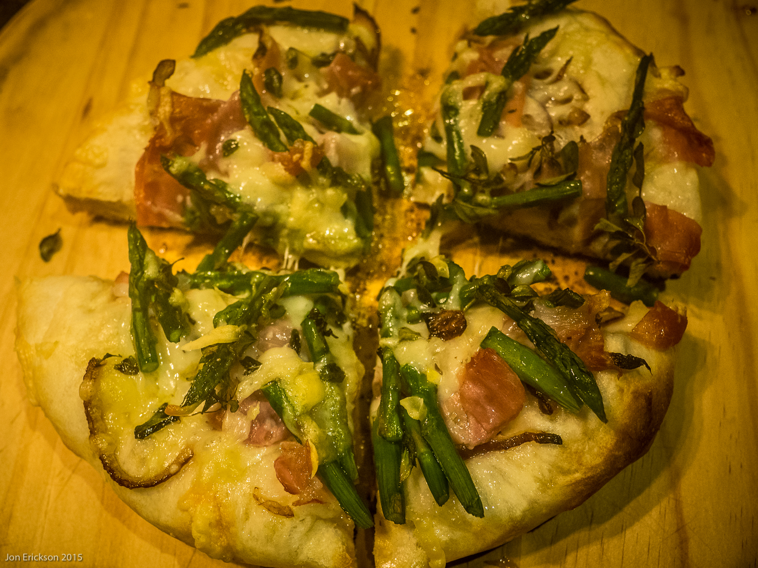 Asparagus Prosciutto Pizza | Searching4Zen