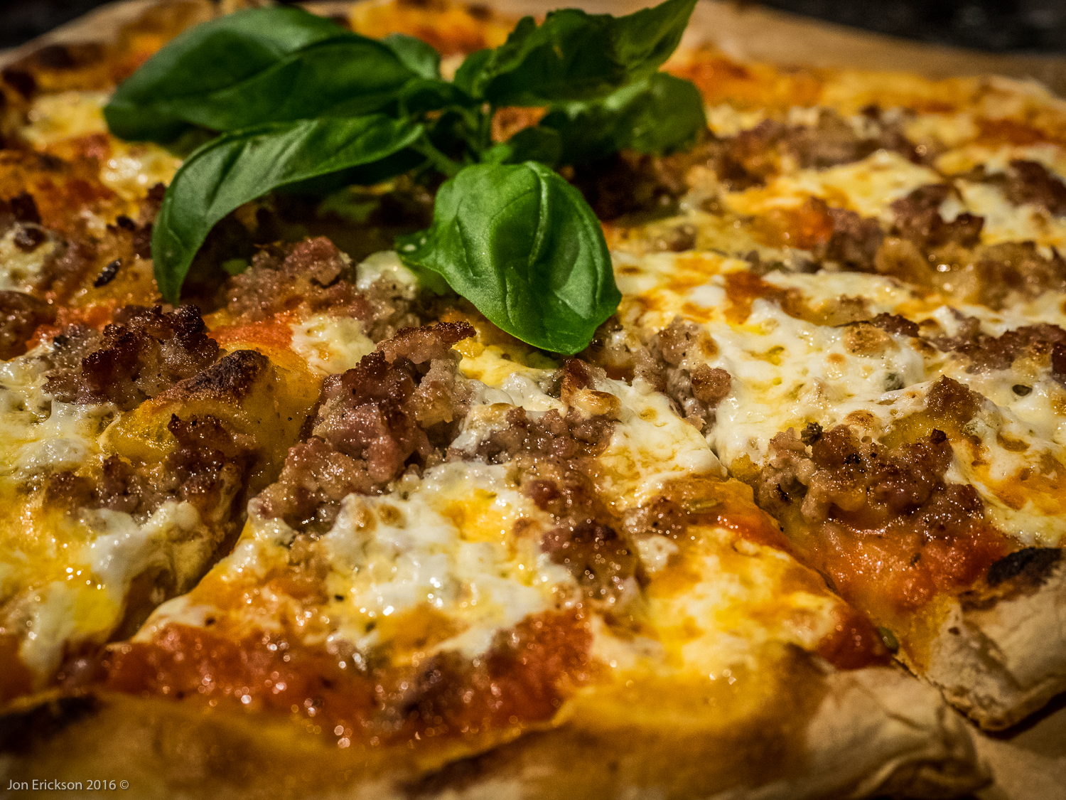 Vodka Sauce and Sausage Pizza | Searching4Zen
