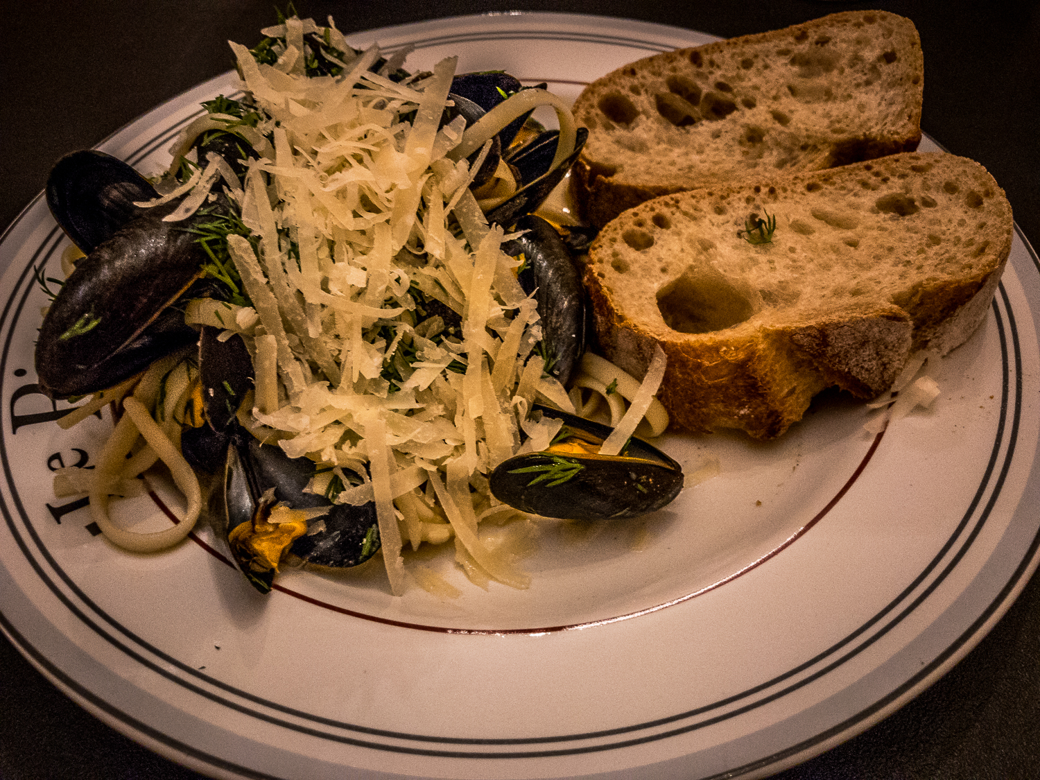 Linguine with Mussels and Fresh Herbs | Searching4Zen