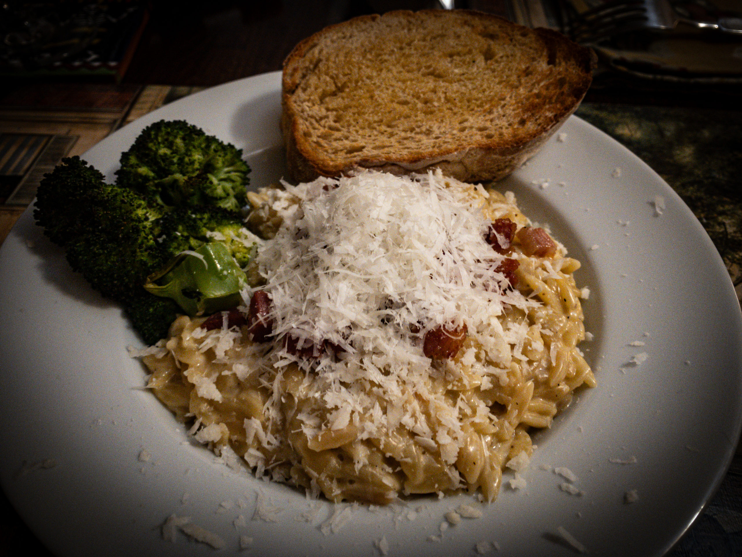 Orzotto Alla Carbonara | Searching4Zen